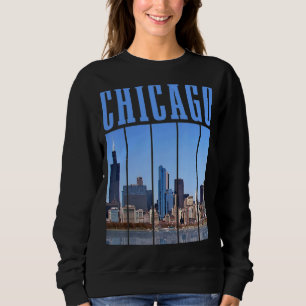 Chicago Skyline Illinois Vintage Pride Chicago T Shirt