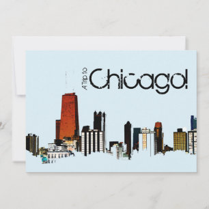 Chicago Skyline Inbjudningar
