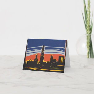 Chicago Skyline Kort