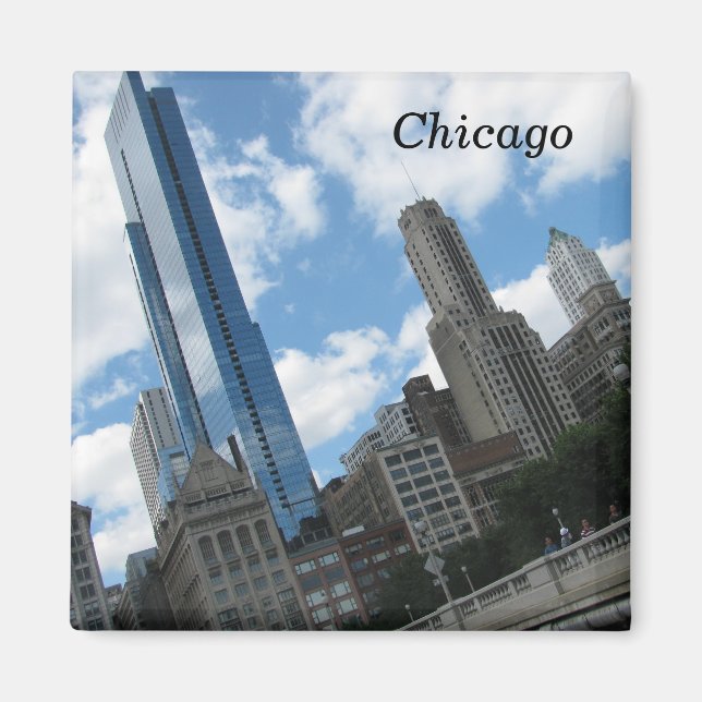 Chicago Skyline Magnet (Framsidan)