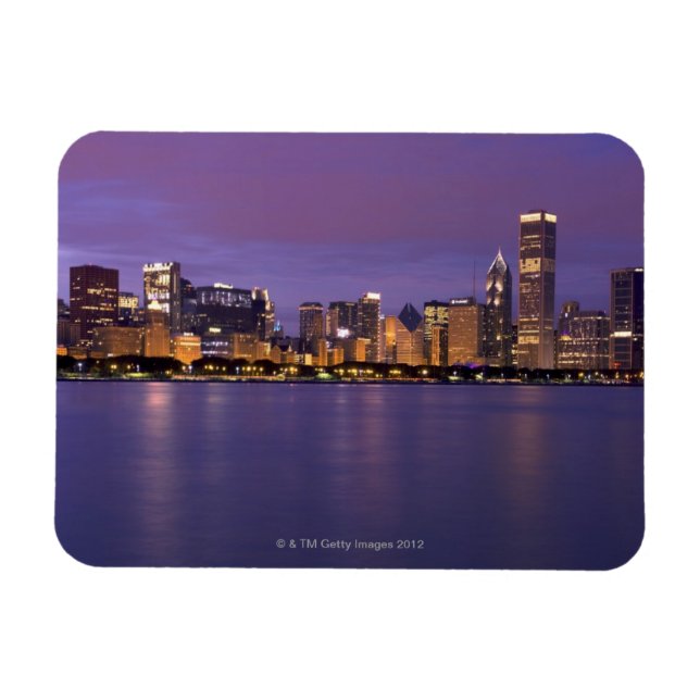 Chicago Skyline Magnet (Horisontell)