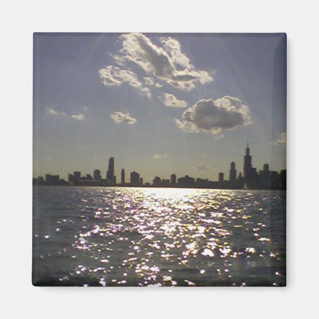Chicago Skyline Magnet (Framsidan)