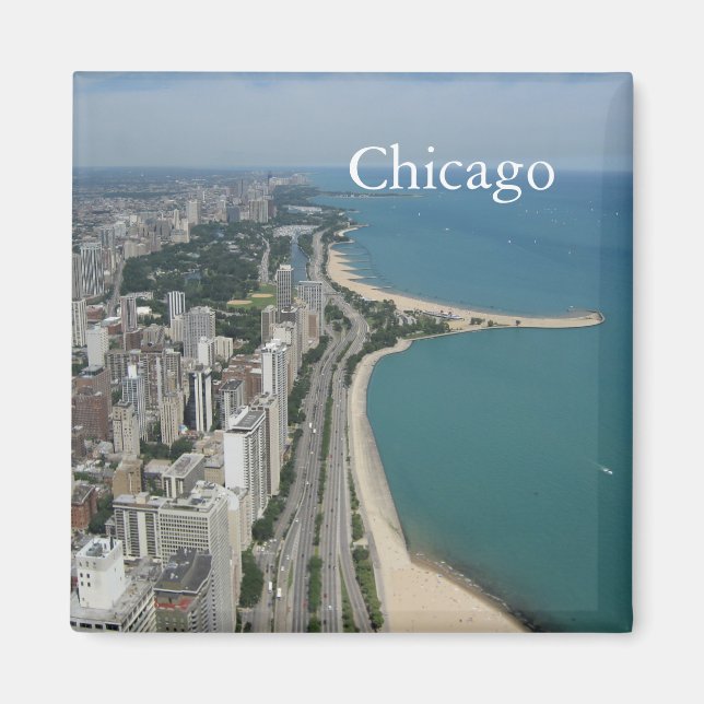 Chicago Skyline Magnet (Framsidan)