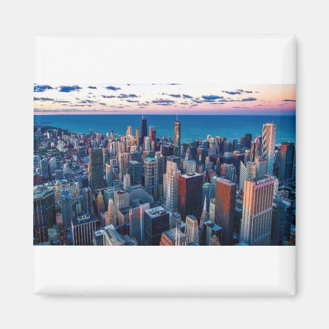 Chicago Skyline Magnet (Framsidan)