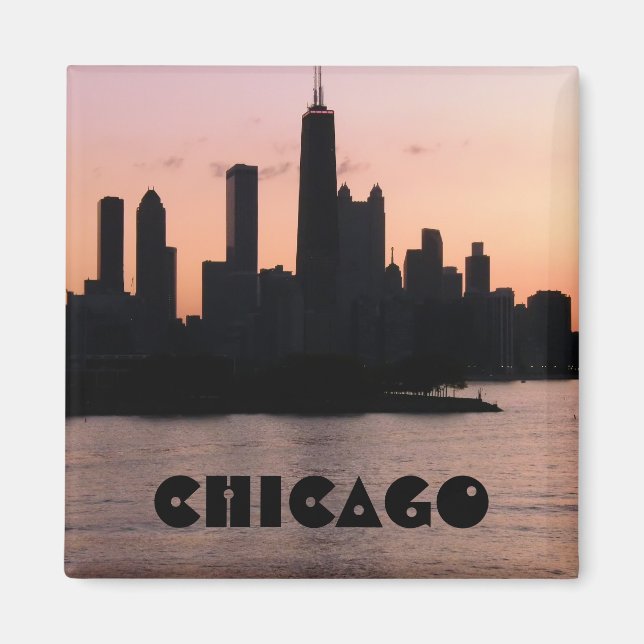 Chicago Skyline Magnet (Framsidan)