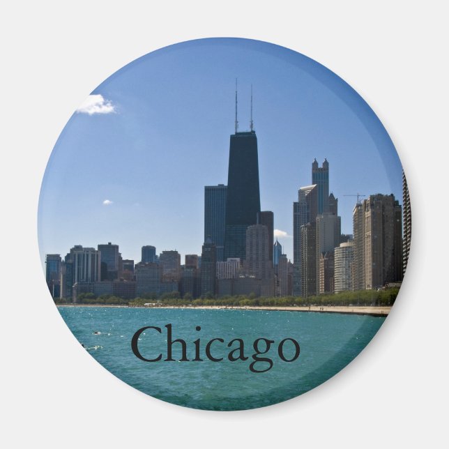 Chicago Skyline Magnet (Framsidan)
