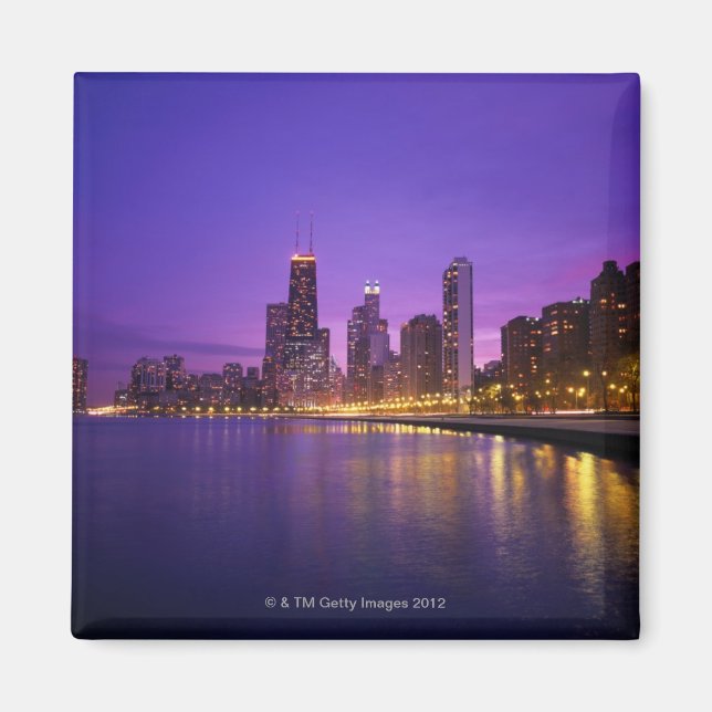 Chicago Skyline Magnet (Framsidan)