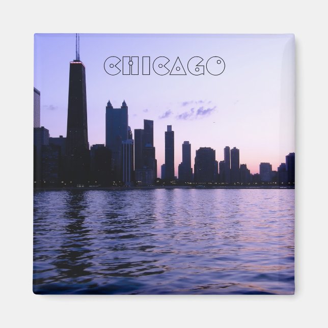 Chicago skyline magnet (Framsidan)