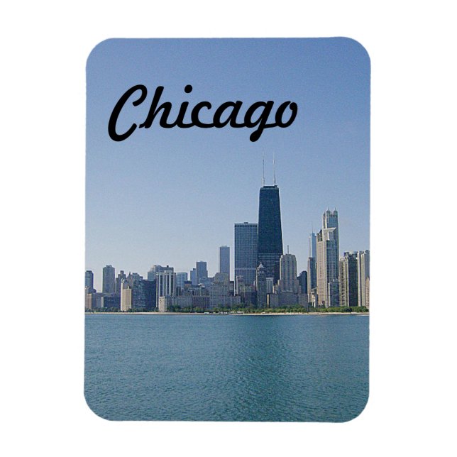 Chicago Skyline Magnet (Vertikal)