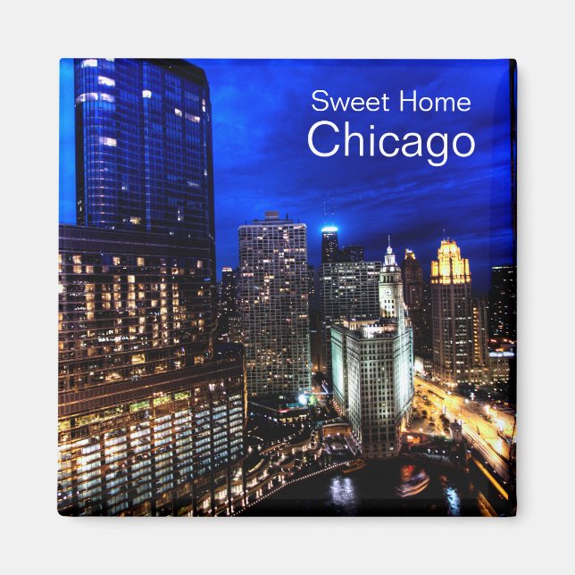 Chicago Skyline Magnet (Framsidan)