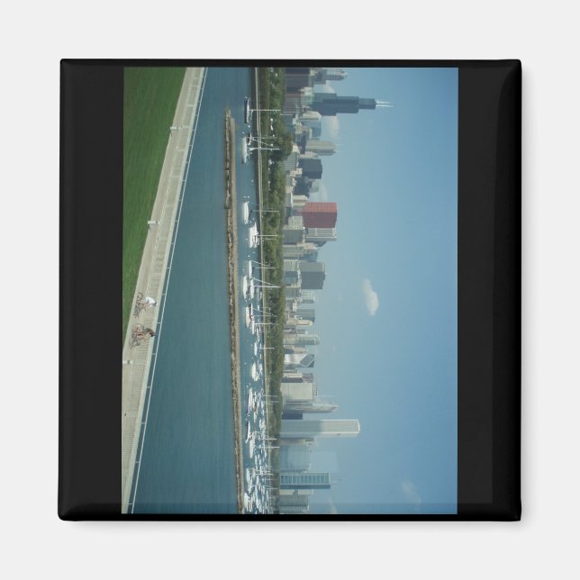 Chicago Skyline Magnet (Framsidan)