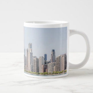 Chicago Skyline med Sjö Michigan Jumbo Mugg