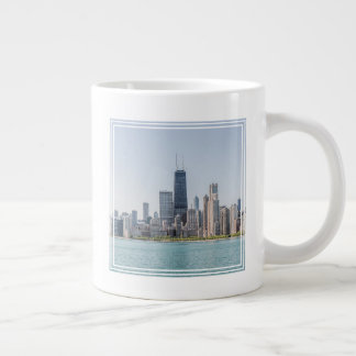 Chicago Skyline med Sjö Michigan Jumbo Mugg