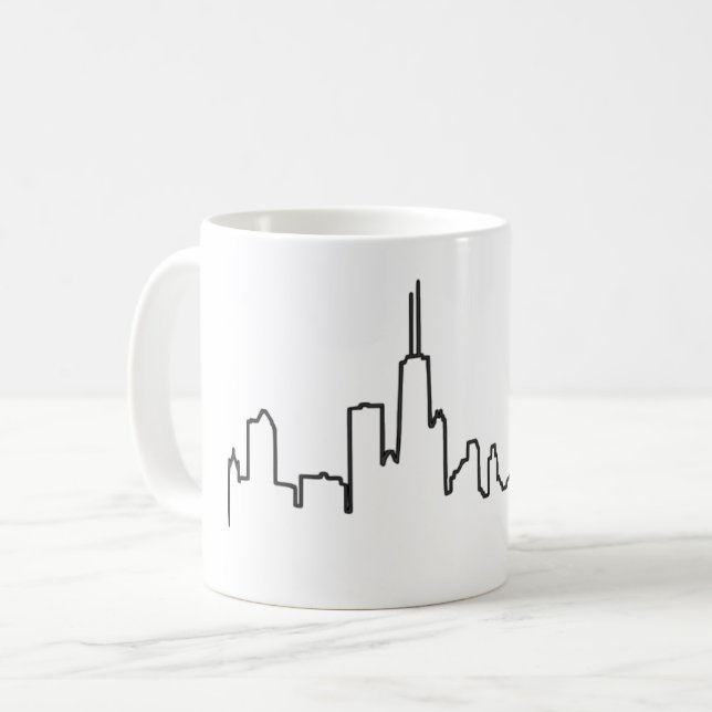 Chicago Skyline Mugg (Framsida vänster)