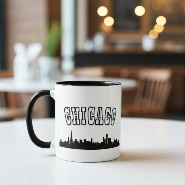 Chicago Skyline Mugg (Skapare uppladdad)
