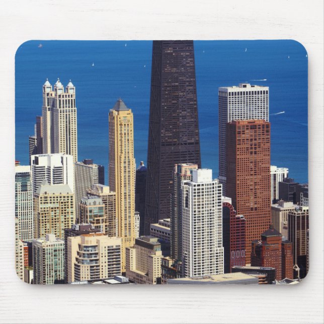 Chicago Skyline och landmärken Musmatta (Framsidan)