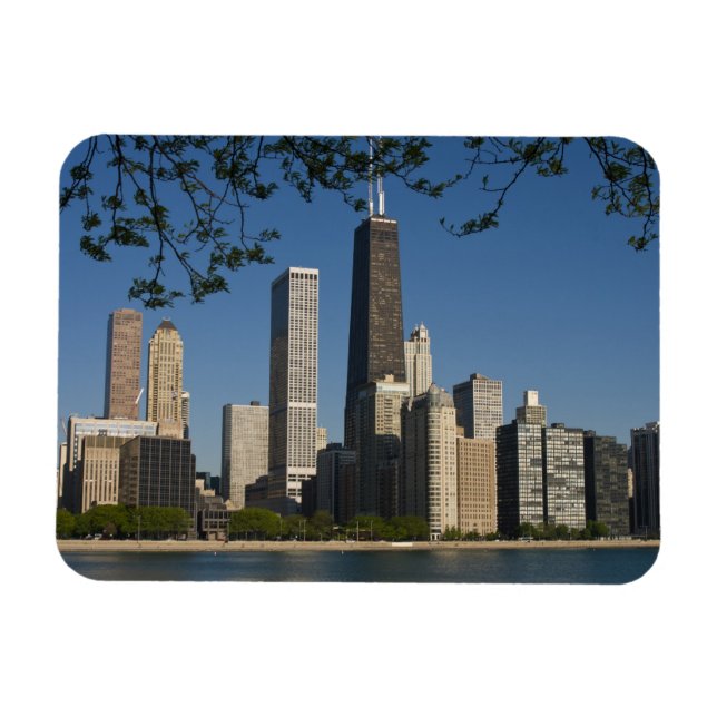 Chicago skyline och Sjö Michigan, Sjö Shore Magnet (Horisontell)