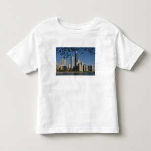 Chicago skyline och Sjö Michigan, Sjö Shore T Shirt