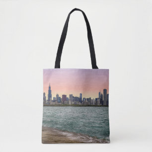 Chicago Skyline Painterly Tygkasse