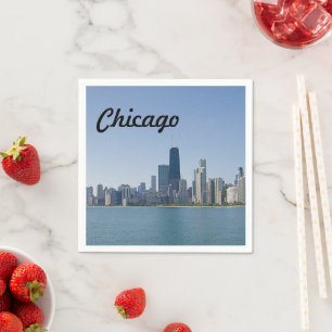 Chicago Skyline Pappersservett