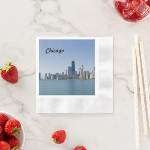 Chicago Skyline Pappersservett