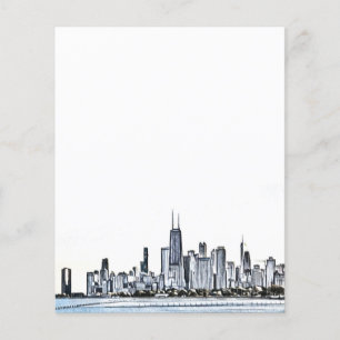 Chicago Skyline Papprare Lakan