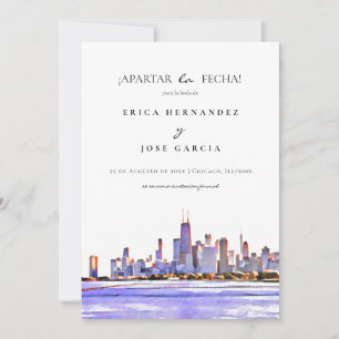 Chicago Skyline plan, Apartar la fecha! Kort