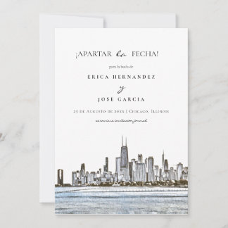 Chicago Skyline plan, Apartar la fecha! Kort