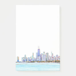 Chicago Skyline Post-it Block
