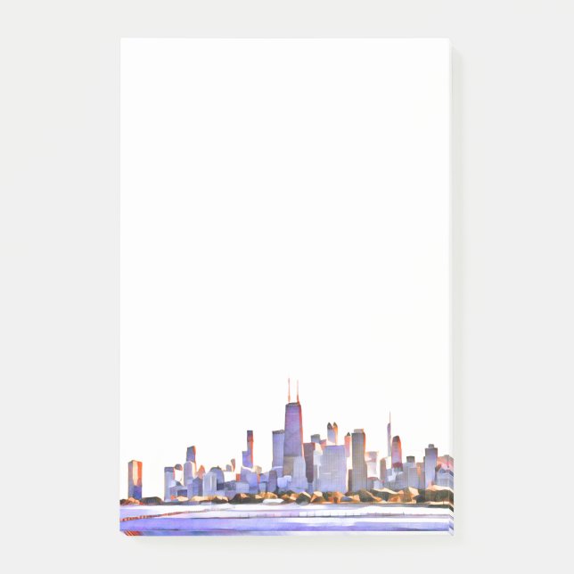 Chicago Skyline Post-it-Notes Post-it Notes (Framsida)