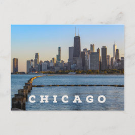 Chicago Skyline Postcard Vykort
