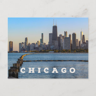 Chicago Skyline Postcard Vykort