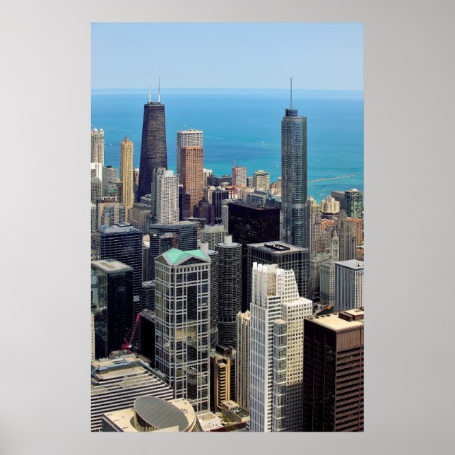 Chicago Skyline Poster (Framsidan)