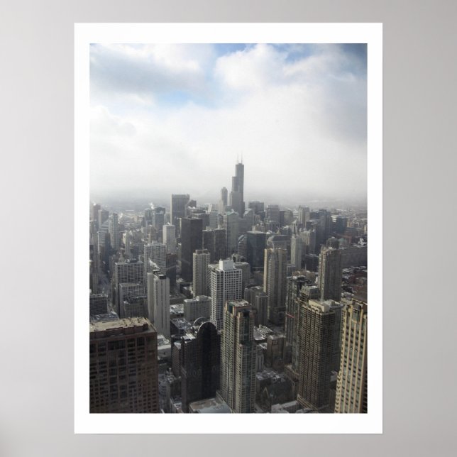 Chicago Skyline Poster (Framsidan)