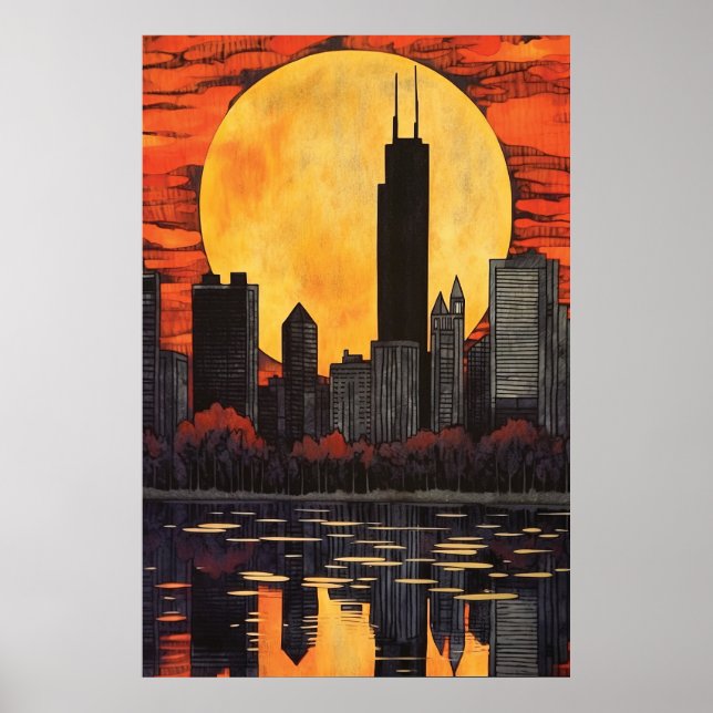 Chicago, Skyline, Poster (Framsidan)