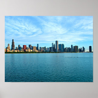 Chicago Skyline Poster