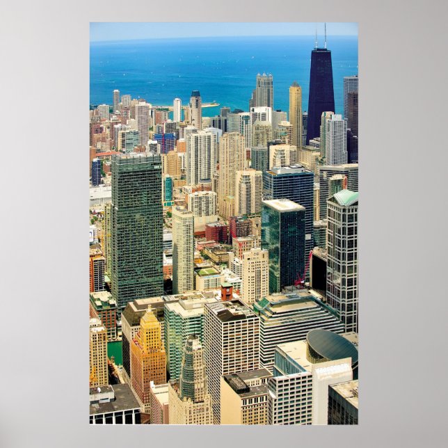Chicago Skyline Poster (Framsidan)