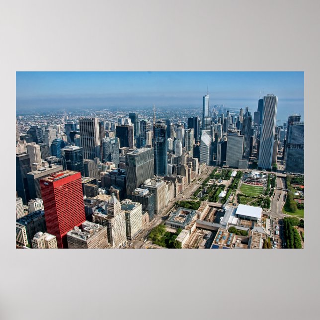 Chicago Skyline Poster (Framsidan)