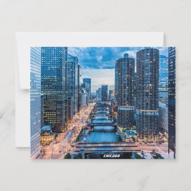 Chicago Skyline River (Framsida)