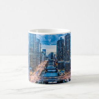 Chicago Skyline River City Kaffemugg