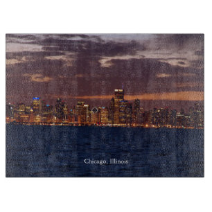 Chicago Skyline-skärningspanel