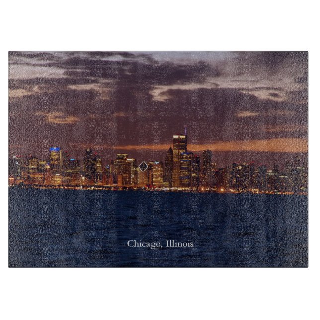 Chicago Skyline-skärningspanel (Framsidan)