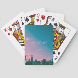Chicago Skyline-spelkort Casinokort