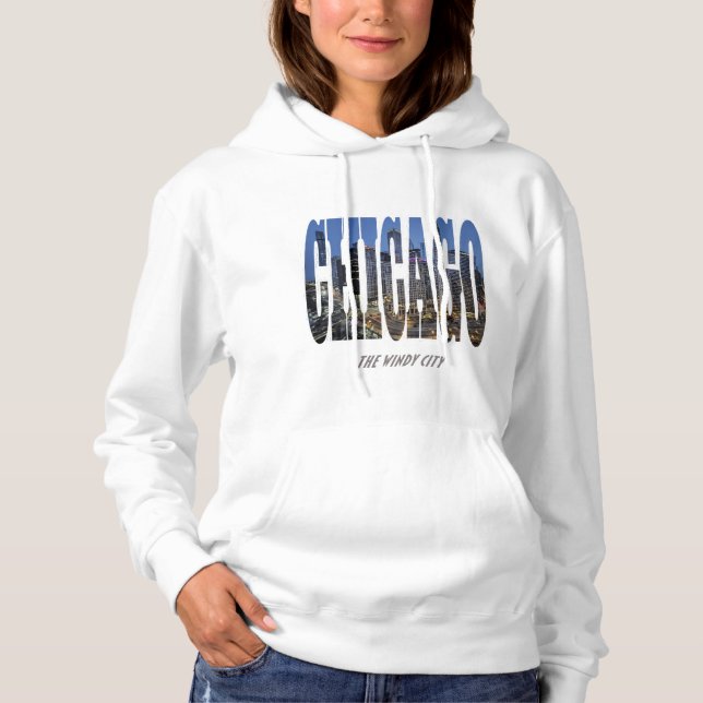 Chicago Skyline T Shirt (Framsida)