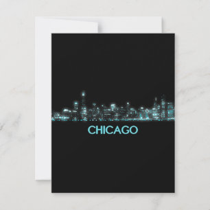 Chicago Skyline Tack Kort