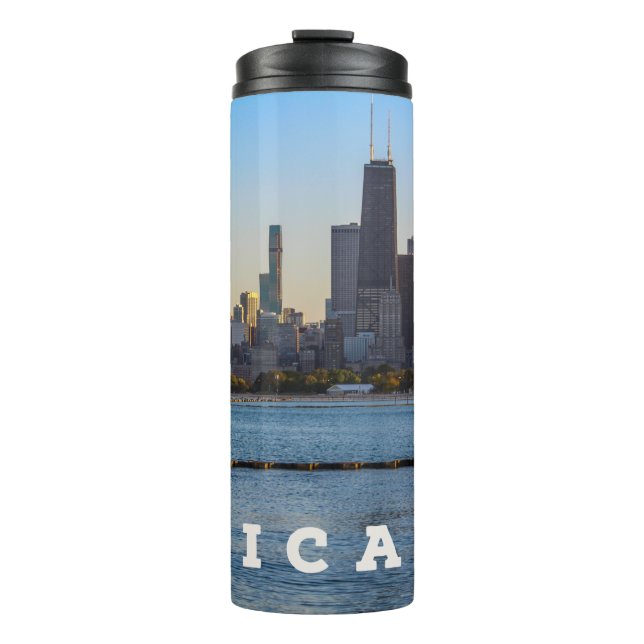 Chicago Skyline Thermal Tumbler (Framsida)