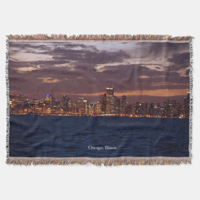 Chicago Skyline throw filt (Framsidan)