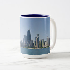Chicago Skyline Två-Tonad Mugg