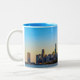 Chicago Skyline Two-Tone Coffee Mugg