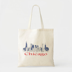 Chicago-Skyline Tygkasse